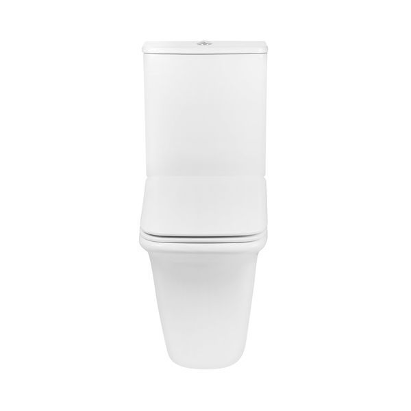 Унітаз-компакт Qtap Kalao безобідковий з сидінням Soft-close QT08221213AW, підлоговий, білий колір SD00046562 фото