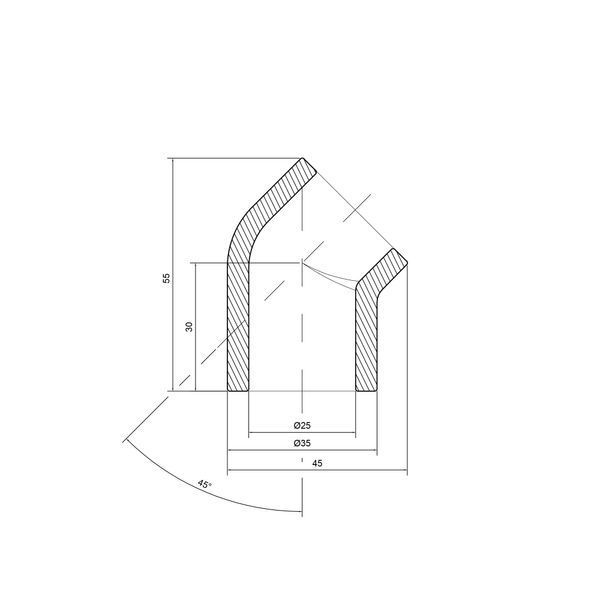 Уголок PPR Thermo Alliance 25, 45&deg; SD00029399 фото