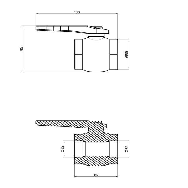Кран кульовий PPR Thermo Alliance 32 SD00029244 фото