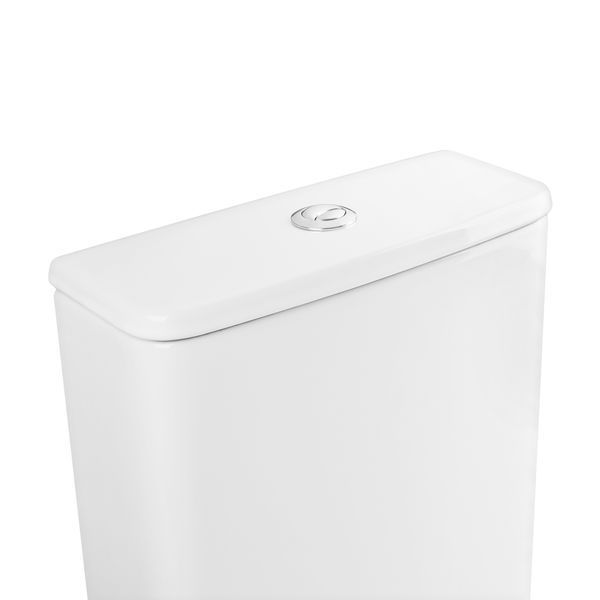Унітаз-компакт Qtap Kalao безобідковий з сидінням Soft-close QT08221213AW, підлоговий, білий колір SD00046562 фото