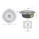 Кухонна мийка Lidz 510-D 0,6 мм Satin (LIDZ510D06SAT) SD00027760 фото 2
