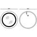 Дзеркало Mixxus PLAIN MC02-60-CASE із LED Touch, Anti-fog, димером, регулюванням яскравості, годинником (MI6661) MI6661 фото 5