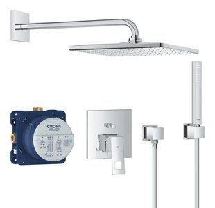 Душова система прихованого монтажу Grohe Eurocube з змішувачем, хром, 2 режими (25238000) 25238000 фото