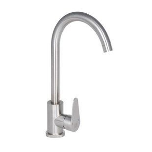 Змішувач для кухні Lidz Vida 015F (k35) LDVID015FNKS43355 Nickel, одноважільний, поворотний вилив SD00049478 фото