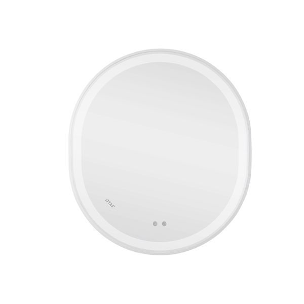 Дзеркало Qtap Gemini 800х700 з LED-підсвічуванням Touch, з антизапотіванням, з диммером, рег. темп. кольори (3000-6500K) Reverse SD00052318 фото