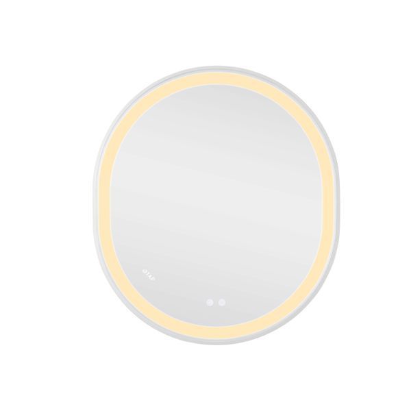 Дзеркало Qtap Gemini 800х700 з LED-підсвічуванням Touch, з антизапотіванням, з диммером, рег. темп. кольори (3000-6500K) Reverse SD00052318 фото