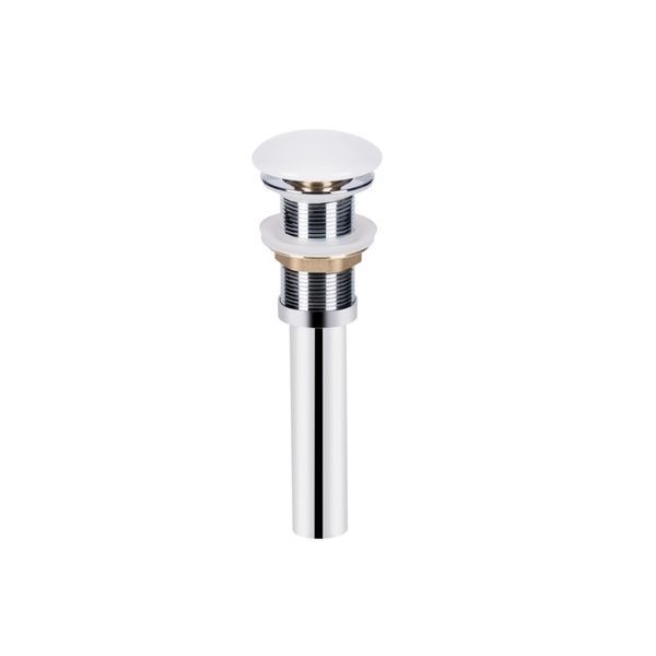 Комплект Qtap Virgo: Раковина накладная прямоугольная 490х350х110 мм White + Донный клапан PU02 SD00053429 фото