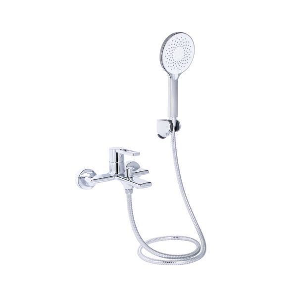 Змішувач для ванни Qtap Taurus (з душовим гарнітуром) QTTAU259CRM45661 Chrome, латунь, одноважільний SD00051785 фото