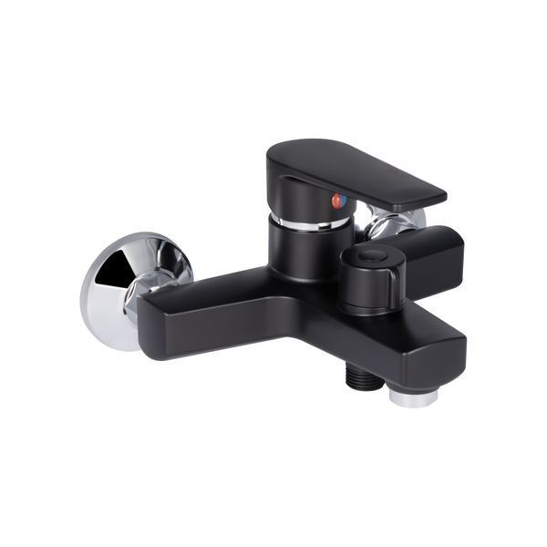 Змішувач для ванни Brinex 35B 006N, одноручний, матова чорна поверхня SD00050843 фото