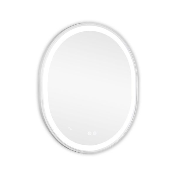 Дзеркало Qtap Gemini 800х700 з LED-підсвічуванням Touch, з антизапотіванням, з диммером, рег. темп. кольори (3000-6500K) Reverse SD00052318 фото