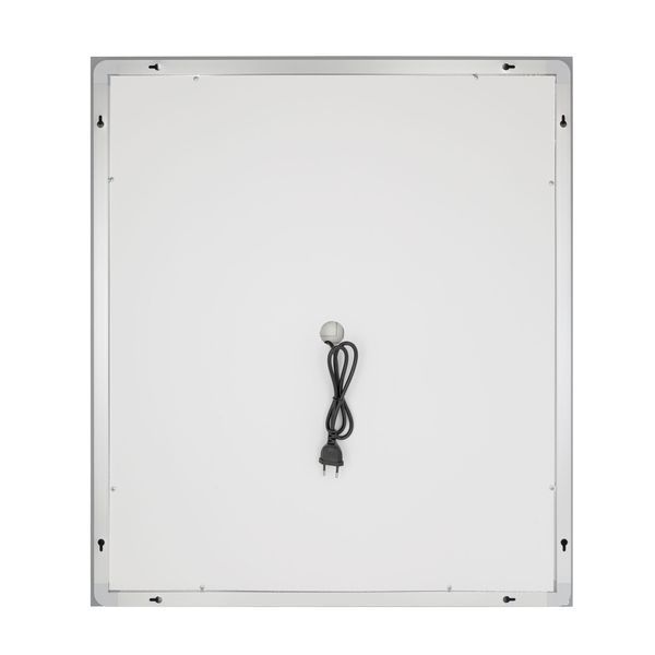 Дзеркало Qtap Mideya 700х800 з LED-підсвічуванням Touch, з антизапітнінням, годинником, диммером, рег. Яскравості SD00051747 фото