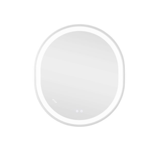 Дзеркало Qtap Gemini 800х700 з LED-підсвічуванням Touch, з антизапотіванням, з диммером, рег. темп. кольори (3000-6500K) Reverse SD00052318 фото