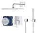 Душова система прихованого монтажу Grohe Eurocube з змішувачем, хром, 2 режими (25238000) 25238000 фото 5