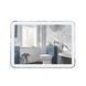 Дзеркало Qtap Swan 800х600 з LED-підсвічуванням Touch, диммер, рег. яскравості Reverse QT167814146080W SD00045748 фото 1