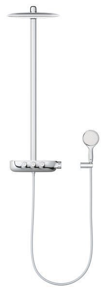 Душевая система с термостатом GROHE Rainshower SmartControl 360 мм, 5 режимов струи, хром (26250000) 26250000 фото