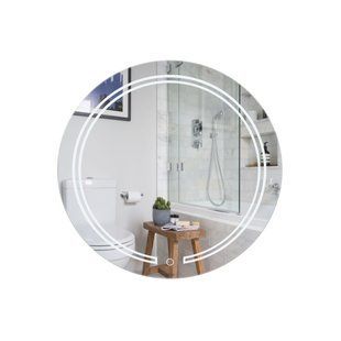 Дзеркало Qtap Jay N R590 з LED-підсвічуванням Touch, диммер, рег. яскравості QT07782504W SD00045772 фото