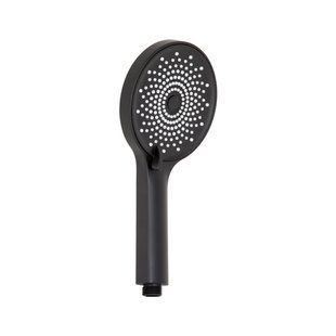 Лійка для ручного душу Qtap Rucni 120 мм округла QTRUC125BLM45776 Black Matt SD00051900 фото