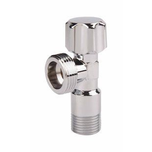 Кран угловой Thermo Alliance Standart (ручка шестигранник) с вент.буксой 1/2"Н х 3/4"Н SF3441520 SD00021098 фото