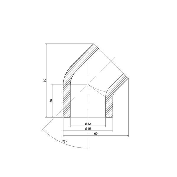 Кутик PPR Thermo Alliance 32, 45&deg; SD00029400 фото