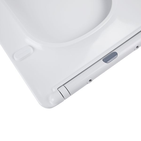 Унітаз-компакт Qtap Nando безобідковий з сидінням Soft-close QT12221222AW, підлоговий, білий колір SD00046563 фото