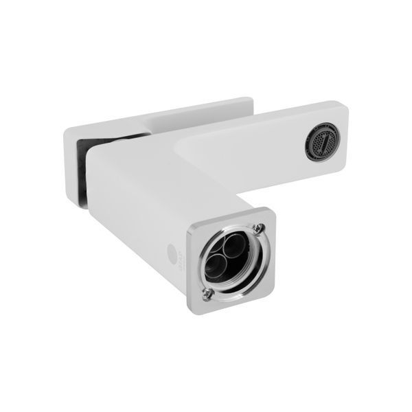 Змішувач для раковини Qtap Gemini (з гігієнічним душем) QTGEM272CRW45691 Chrome/White, латунь, одноважільний SD00051815 фото