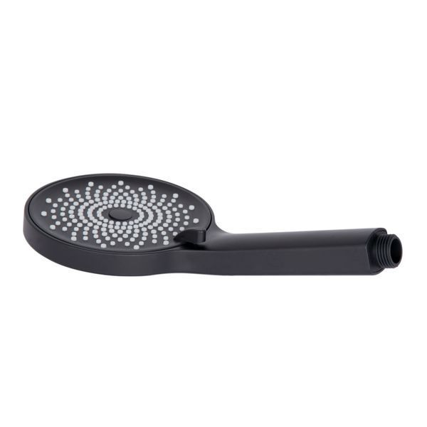 Лійка для ручного душу Qtap Rucni 120 мм округла QTRUC125BLM45776 Black Matt SD00051900 фото
