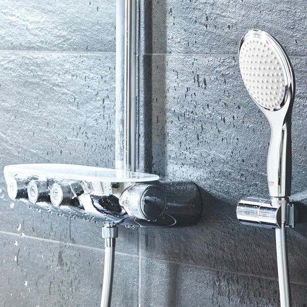 Душевая система с термостатом GROHE Rainshower SmartControl 360 мм, 5 режимов струи, хром (26250000) 26250000 фото