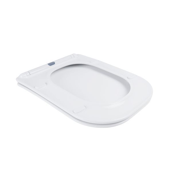 Унітаз-компакт Qtap Nando безобідковий з сидінням Soft-close QT12221222AW, підлоговий, білий колір SD00046563 фото