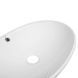 Комплект Qtap Dove: Раковина накладная овальная 625x415x150 мм White + Донный клапан PU02O SD00053433 фото 4