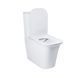 Унітаз-компакт Qtap Nando безобідковий з сидінням Soft-close QT12221222AW, підлоговий, білий колір SD00046563 фото 12