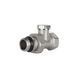 Кран радіаторний SD Plus 1/2" ВН з антипротечкою прямий SD227W15 для регулювання теплового режиму SD00035549 фото 1
