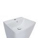 Раковина напольная моноблок Qtap Tern 440х380х830mm White с донным клапаном QT1711G302W SD00045935 фото 4