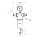Фільтр самопромивний SD Forte 1/2" для води SF127W15 SD00020902 фото 2