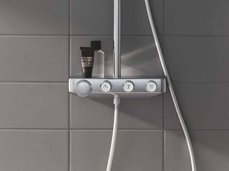 Душова система Grohe Euphoria SmartControl з термостатом та хромованим покриттям (26507000) 26507000 фото