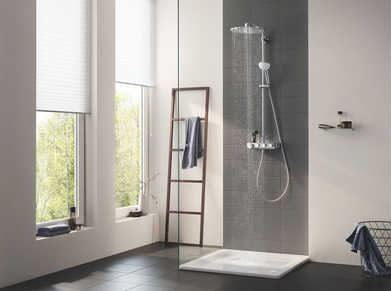 Душова система Grohe Euphoria SmartControl з термостатом та хромованим покриттям (26507000) 26507000 фото