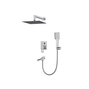 Вбудована душова система KOER KB-66009-01, хром, 3 режими, змішувач, шланг 150 см (KR3508) KR3508 фото