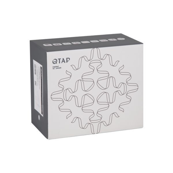 Змішувач для раковини Qtap Gemini (з гігієнічним душем) QTGEM272GMB45692 Gunmetal Black PVD, латунь SD00051816 фото