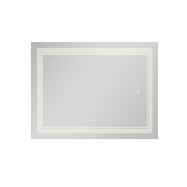 Зеркало Qtap Cardinal 1000х800 с LED-подсветкой Touch, с антизапотеванием, с диммером, рег. темп. цвета (3000-6500K) QT0478C10080 SD00052327 фото