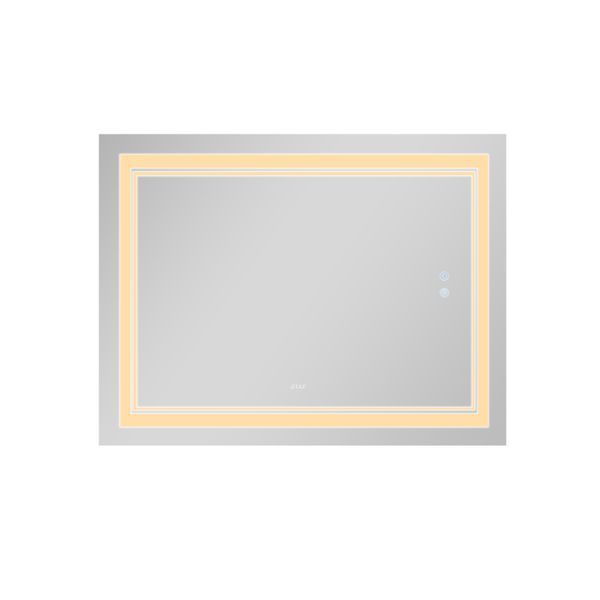 Зеркало Qtap Cardinal 1000х800 с LED-подсветкой Touch, с антизапотеванием, с диммером, рег. темп. цвета (3000-6500K) QT0478C10080 SD00052327 фото