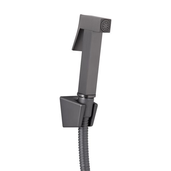 Змішувач для раковини Qtap Gemini (з гігієнічним душем) QTGEM272GMB45692 Gunmetal Black PVD, латунь SD00051816 фото