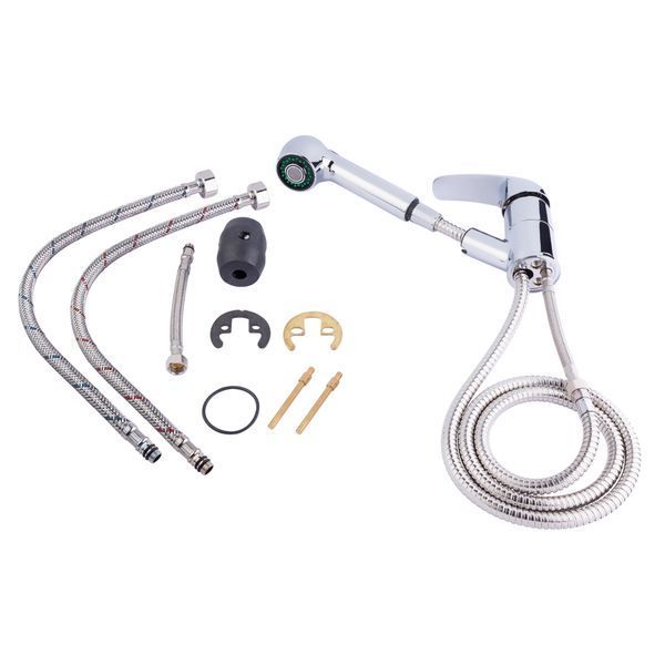 Смеситель для кухни Lidz Mars 011 с выдвижным изливом (k40) LDMAR011CRM34859 Chrome SD00040963 фото