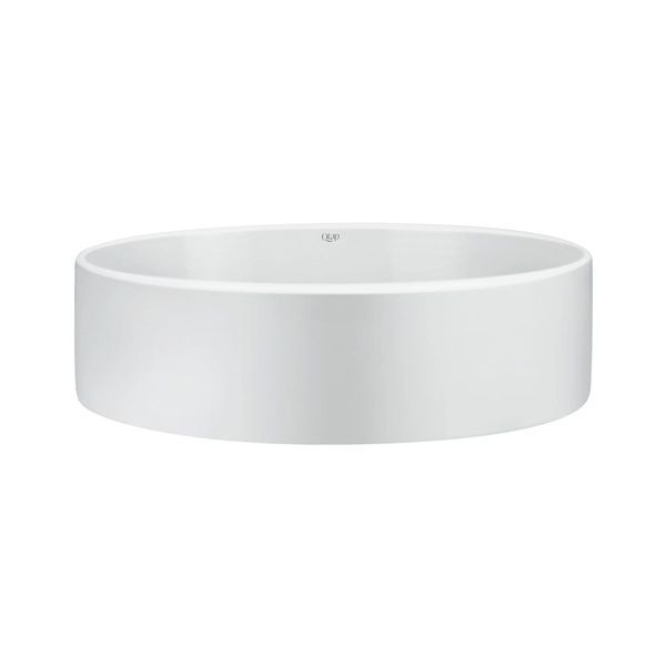 Комплект Qtap Kolibri: Раковина накладна овальна 500x360x140 мм White + Донний клапан PU02 SD00053435 фото