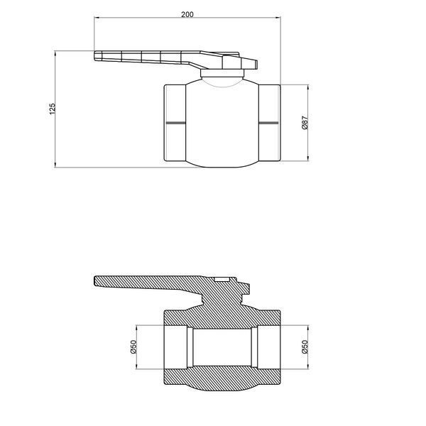 Кран кульовий PPR Thermo Alliance 50 SD00029246 фото