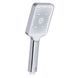 Лейка для ручного душа Qtap Rucni 145x95 мм прямоугольная QTRUC125CRM45777 Chrome/White SD00051901 фото 1