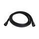 Шланг для ручного душу Qtap Hadice 1600 мм прямокутний QTHADPVCSQ160B Black Matt, гнучкий, полімерний SD00051170 фото 1