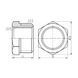 Футорка SD Forte 1/2"х3/8" ЗВ SF374159 SD00002751 фото 2