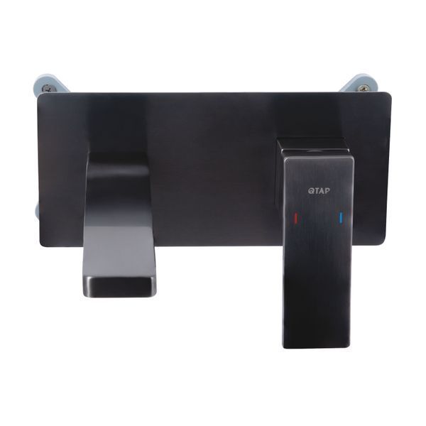 Змішувач для раковини Qtap Gemini прихованого монтажу QTGEM273GMB45695 Gunmetal Black PVD SD00051819 фото