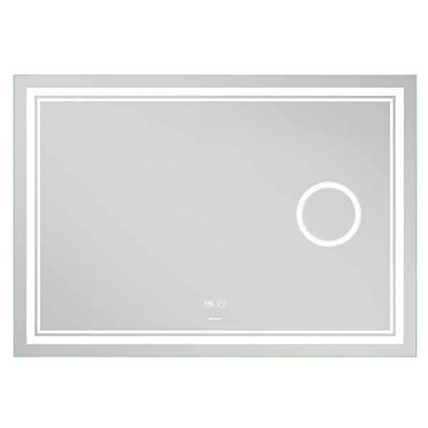 Дзеркало Mixxus Premium QUADRO MR20-100x70 (LED Touch, Anti-fog, димер, лінза) (MP6622) MP6622 фото