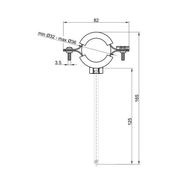 Хомут Thermo Alliance Forte 1" (D32-36 мм) SF10025 SD00052421 фото