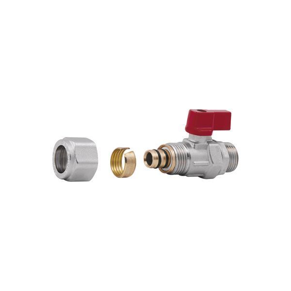 Кран шаровой обжимной SD Forte 16х1/2" НР SF262W15 SD00021115 фото